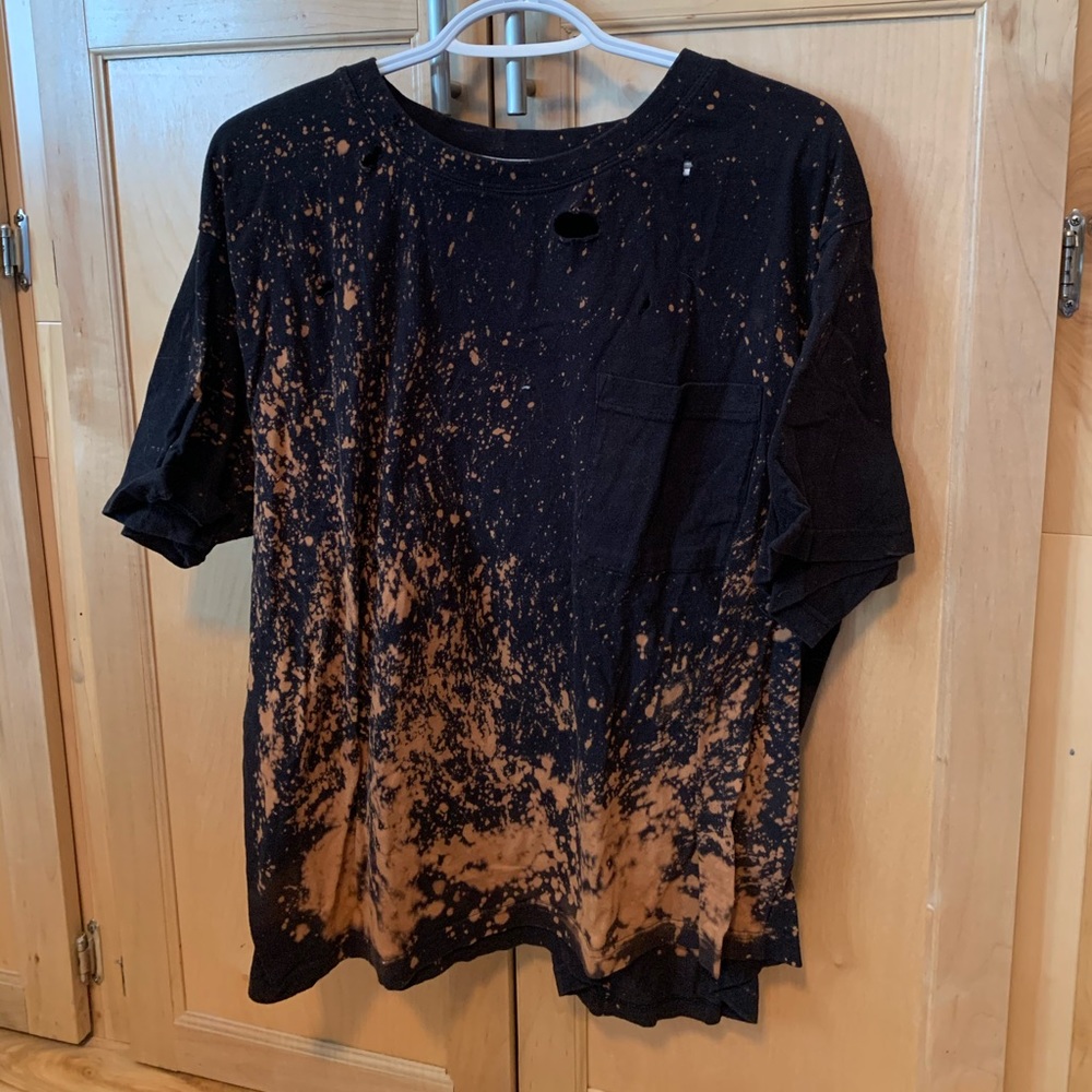 Custom bleached tee